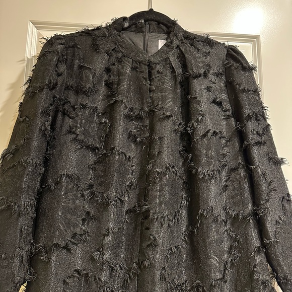 Black feathered Dainty Jewells dress - Picture 3 of 5